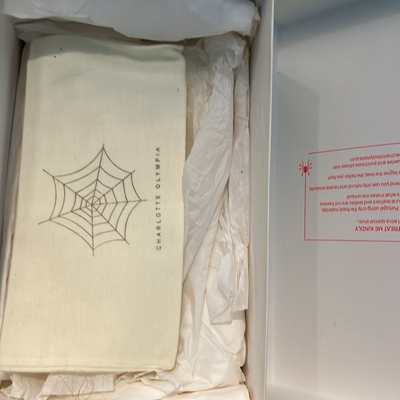 Charlotte Olympia Pale Gold Sneakers sz 38 /US 7 - Picture 5 of 5